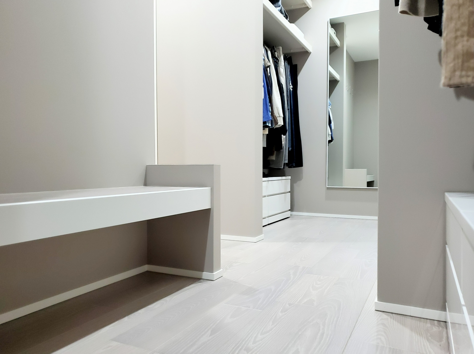 ウォークインクローゼット施工1